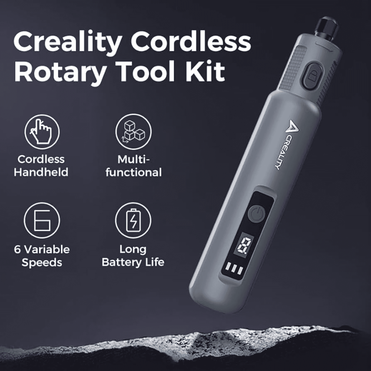 Herramienta Rotativa Inalámbrica Creality Para Piezas 3d vista 4