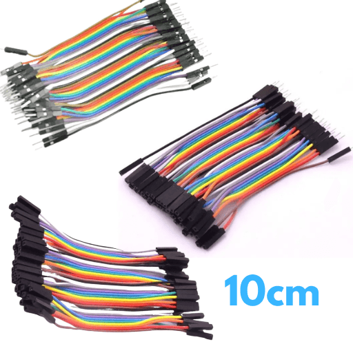 Pack 40 Cables Dupont 10cm Protoboard